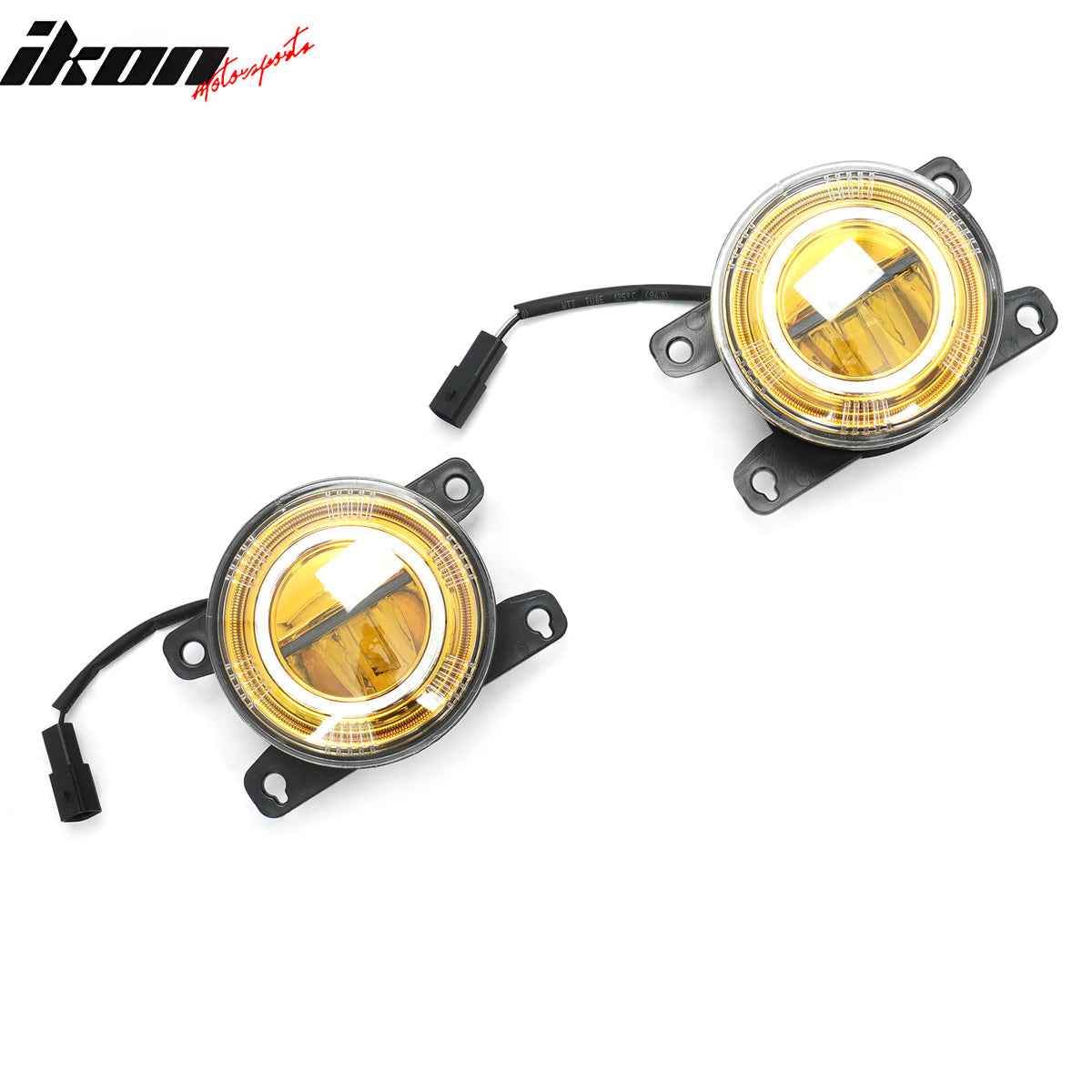 Fits 16-24 Honda Civic FC FK FE High Quality JDM Foglights Yellow Lens LED Light