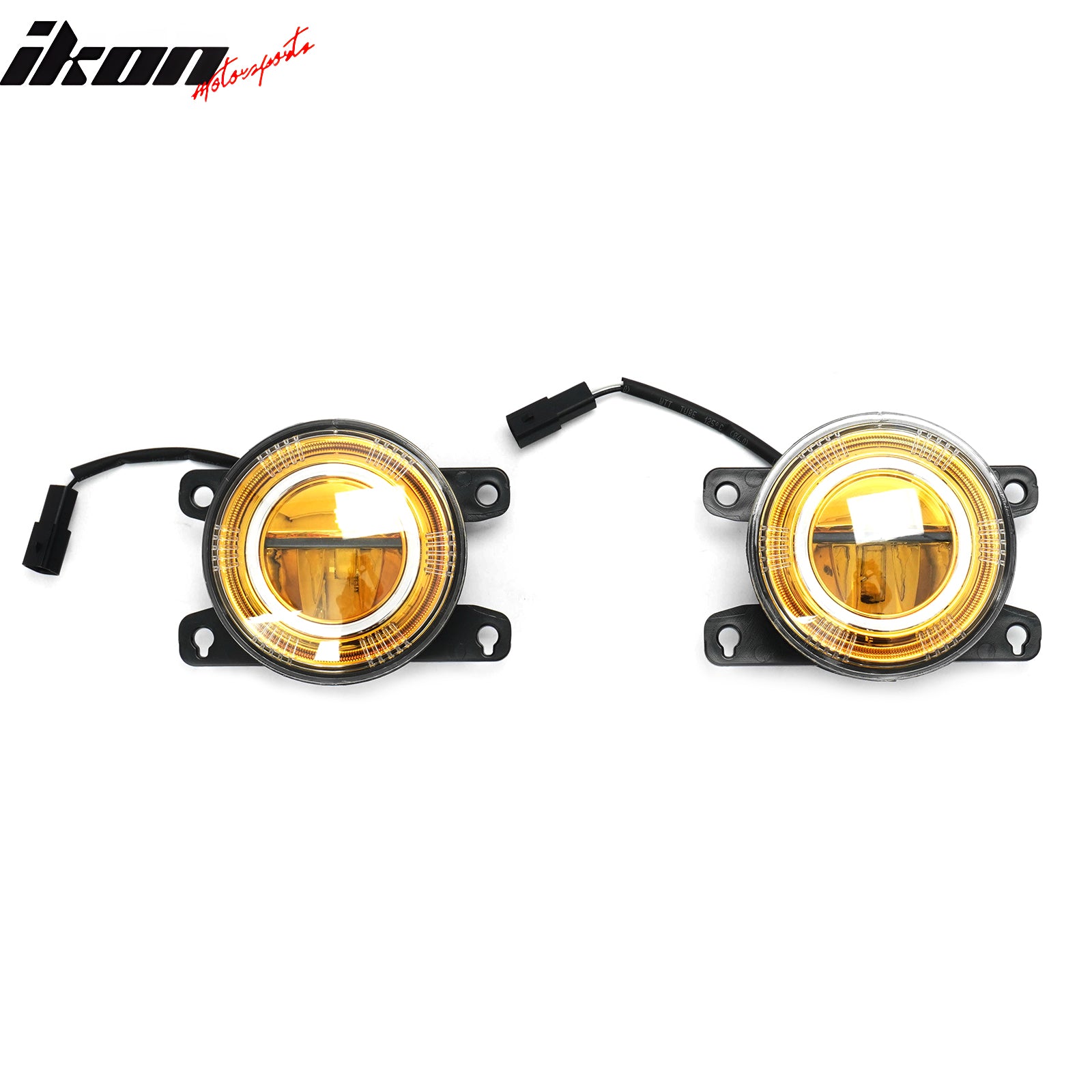 Fits 16-24 Honda Civic FC FK FE High Quality JDM Foglights Yellow Lens LED Light