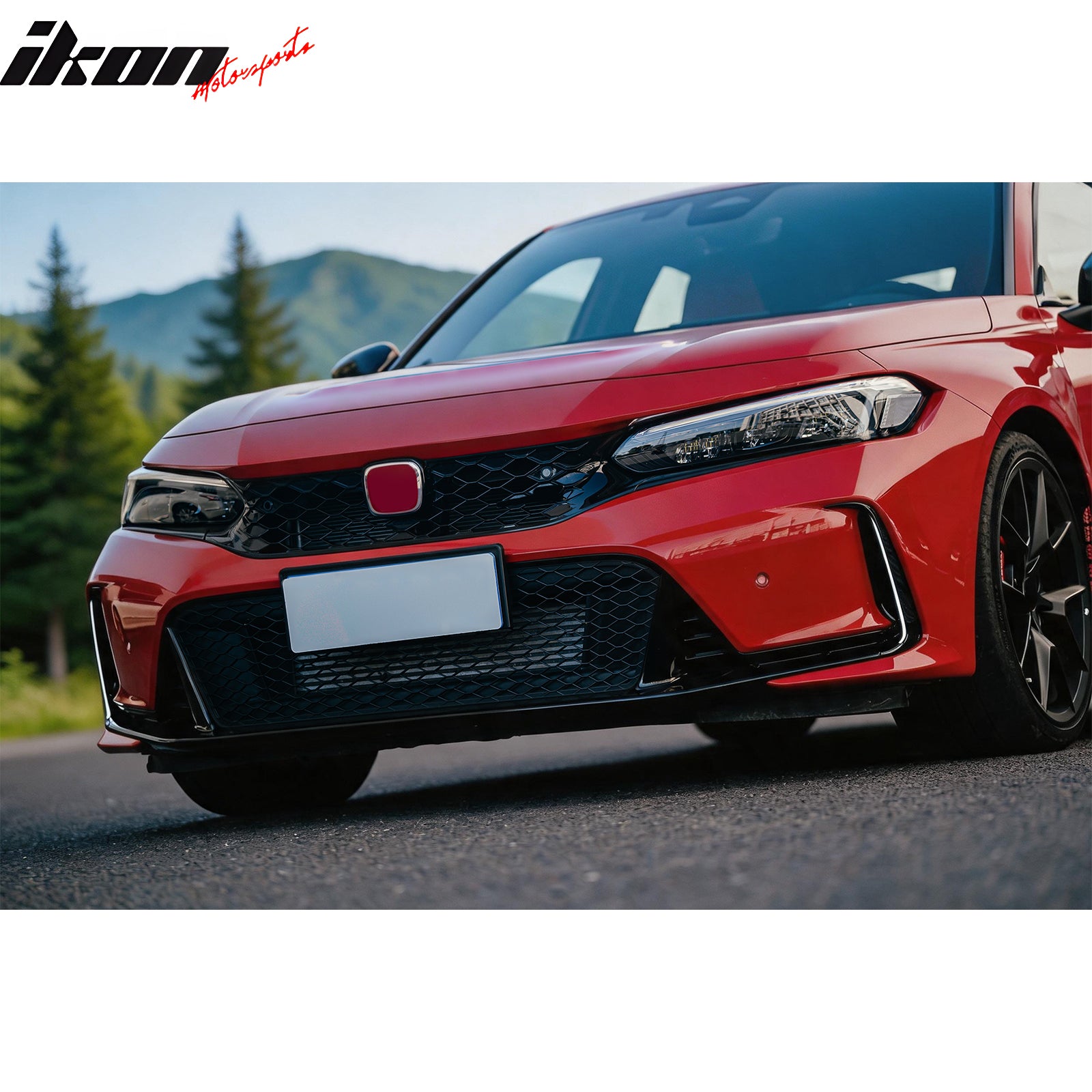 Fits 23-26 Honda Civic Type R FL5 JDM Bumper White LED Daytime Running Light 2PC