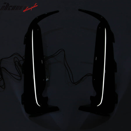 Fits 23-26 Honda Civic Type R FL5 JDM Bumper White LED Daytime Running Light 2PC