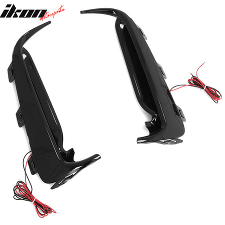 Fits 23-26 Honda Civic Type R FL5 JDM Bumper Amber LED Daytime Running Light 2PC
