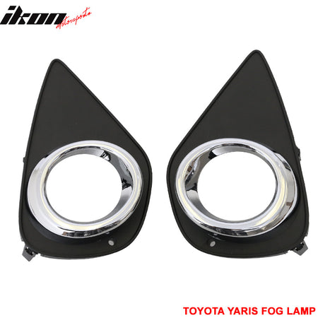 Fits 15-17 Toyota Yaris HB Hatchback 2PC Front Fog Lights Lamp LH RH H11 12V 55W