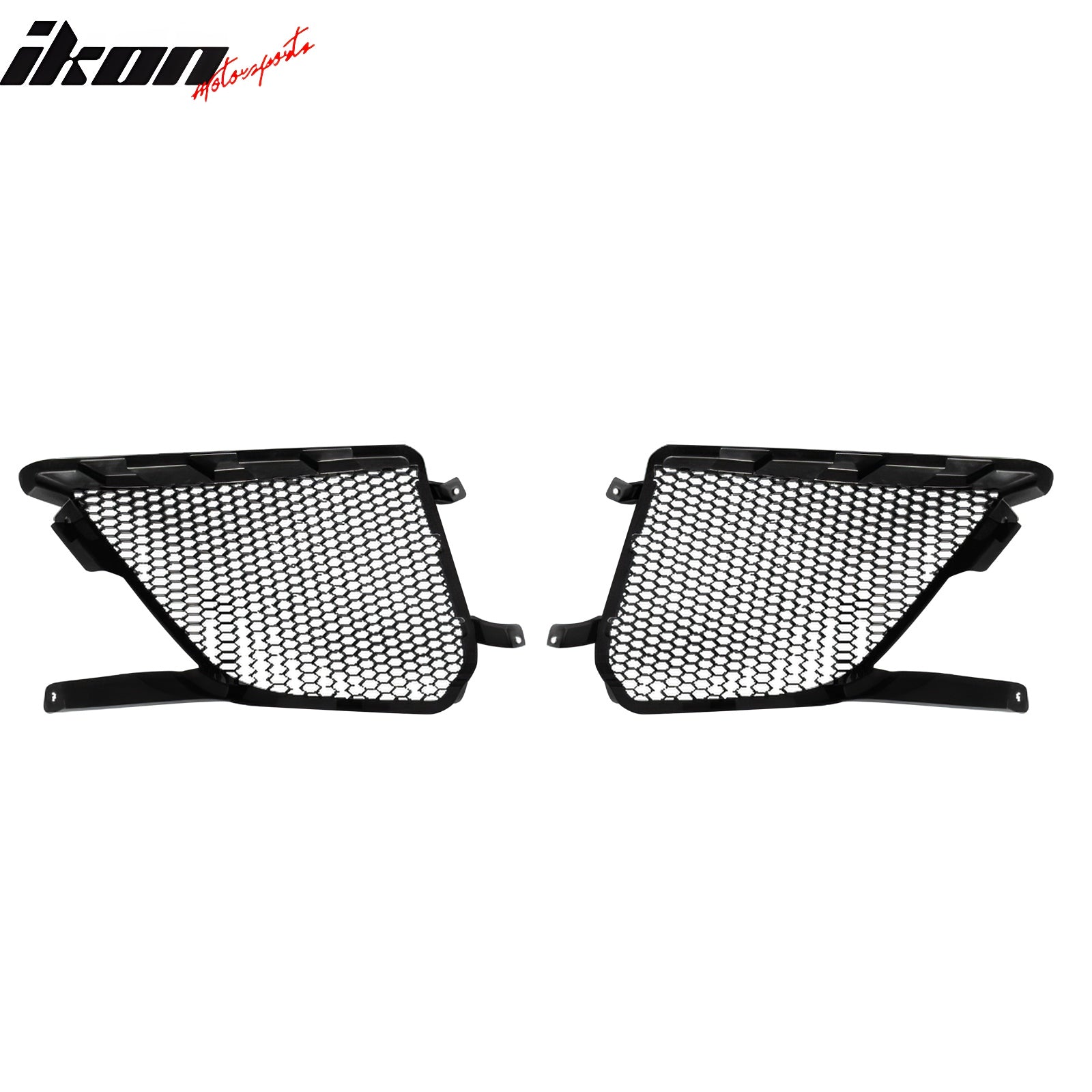 For 20-25 Chevy Corvette Stingray Z51 ABS Front Bumper Lower Mesh Insert Grilles