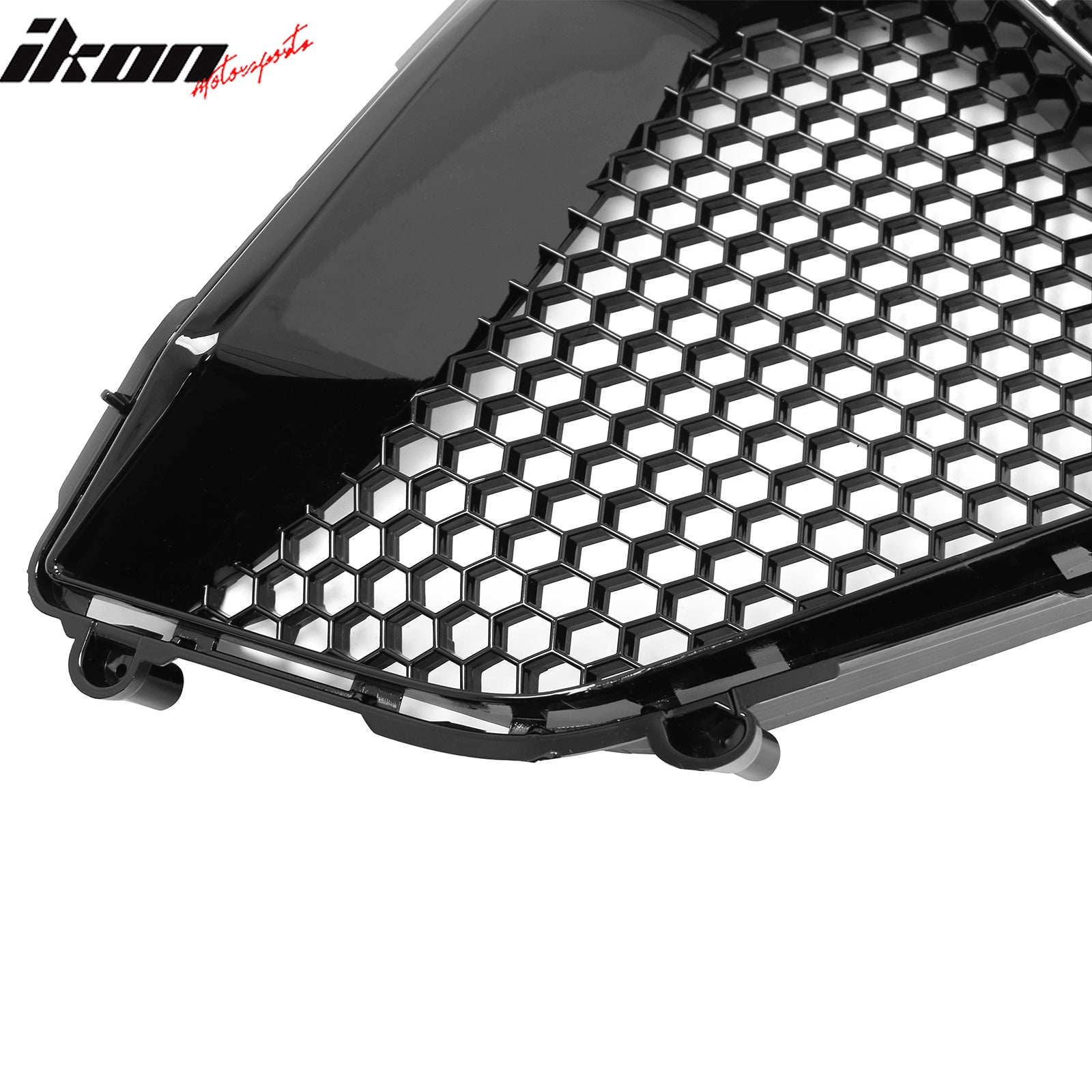Fits 24-26 Ford Mustang GT Fog Light Cover Shelby Super Snake Style Gloss Black