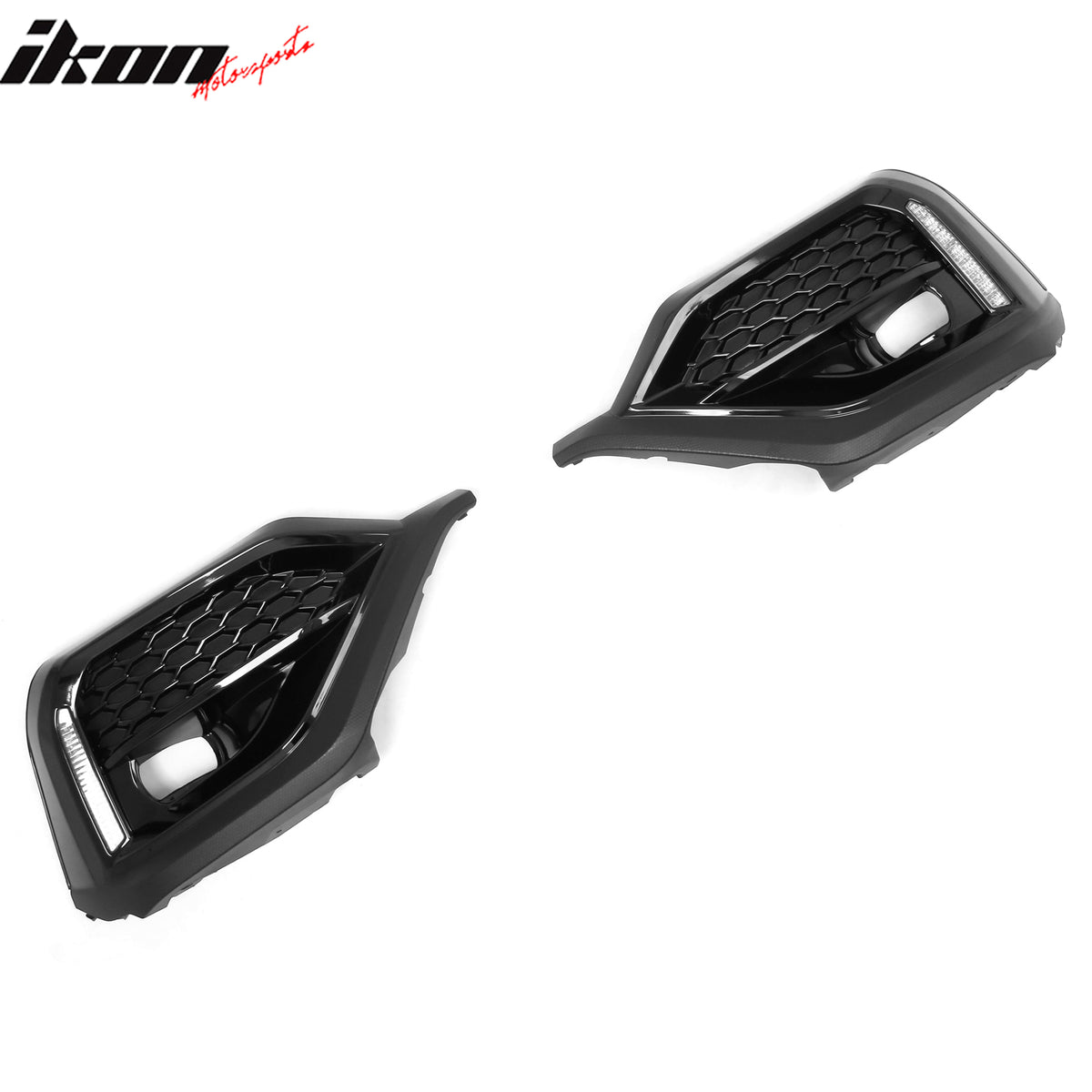 Fits 22-26 Subaru WRX VB OE Style Front Foglight Bezels W/LED Yellow Turn Signal