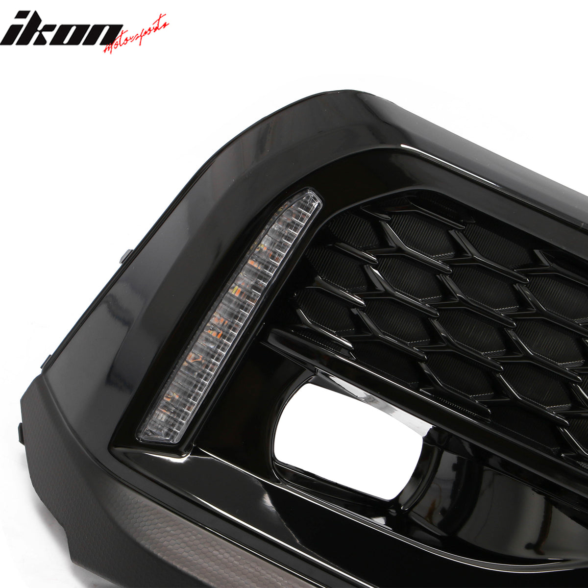 Fits 22-26 Subaru WRX VB OE Style Front Foglight Bezels W/LED Yellow Turn Signal