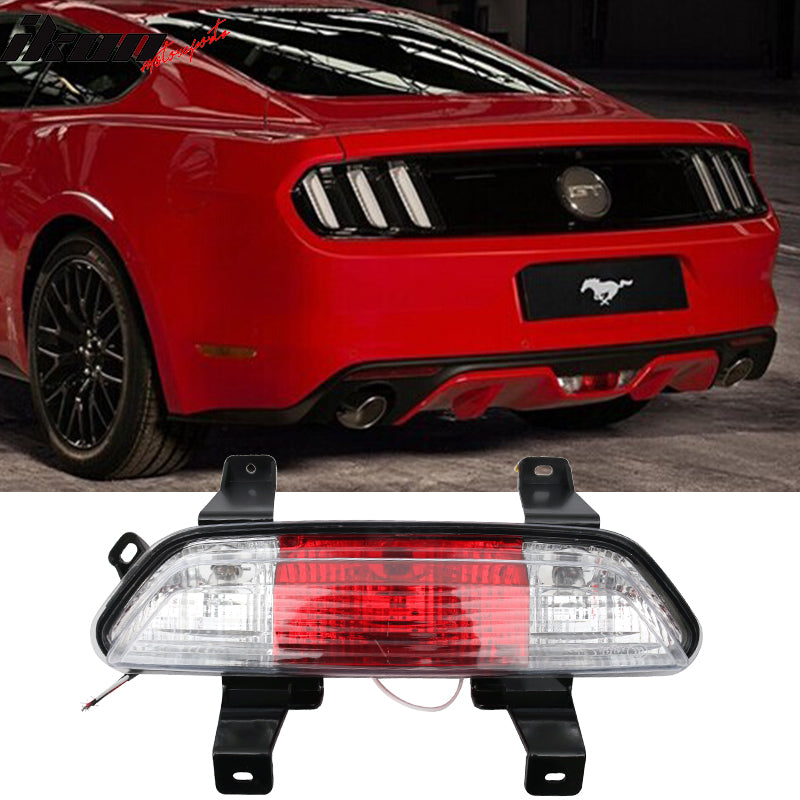 2015-2020 Ford Mustang Euro Clear Red Fog Light Brake Reverse Lamp
