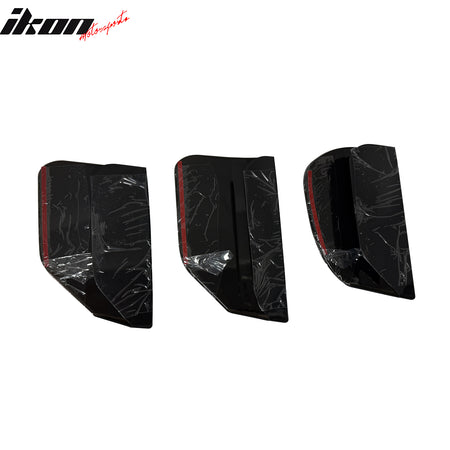 Fits 15-17 Ford Mustang Smoke Black Rear Tail Lamp Cover Guard Trims PC 6PCS Set