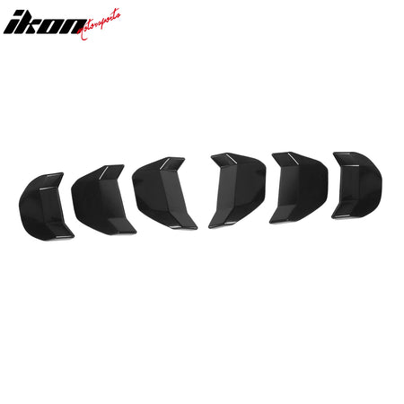 Fits 18-23 Ford Mustang Smoke Black Rear Tail Lamp Cover Guard Trims PC 6PCS Set