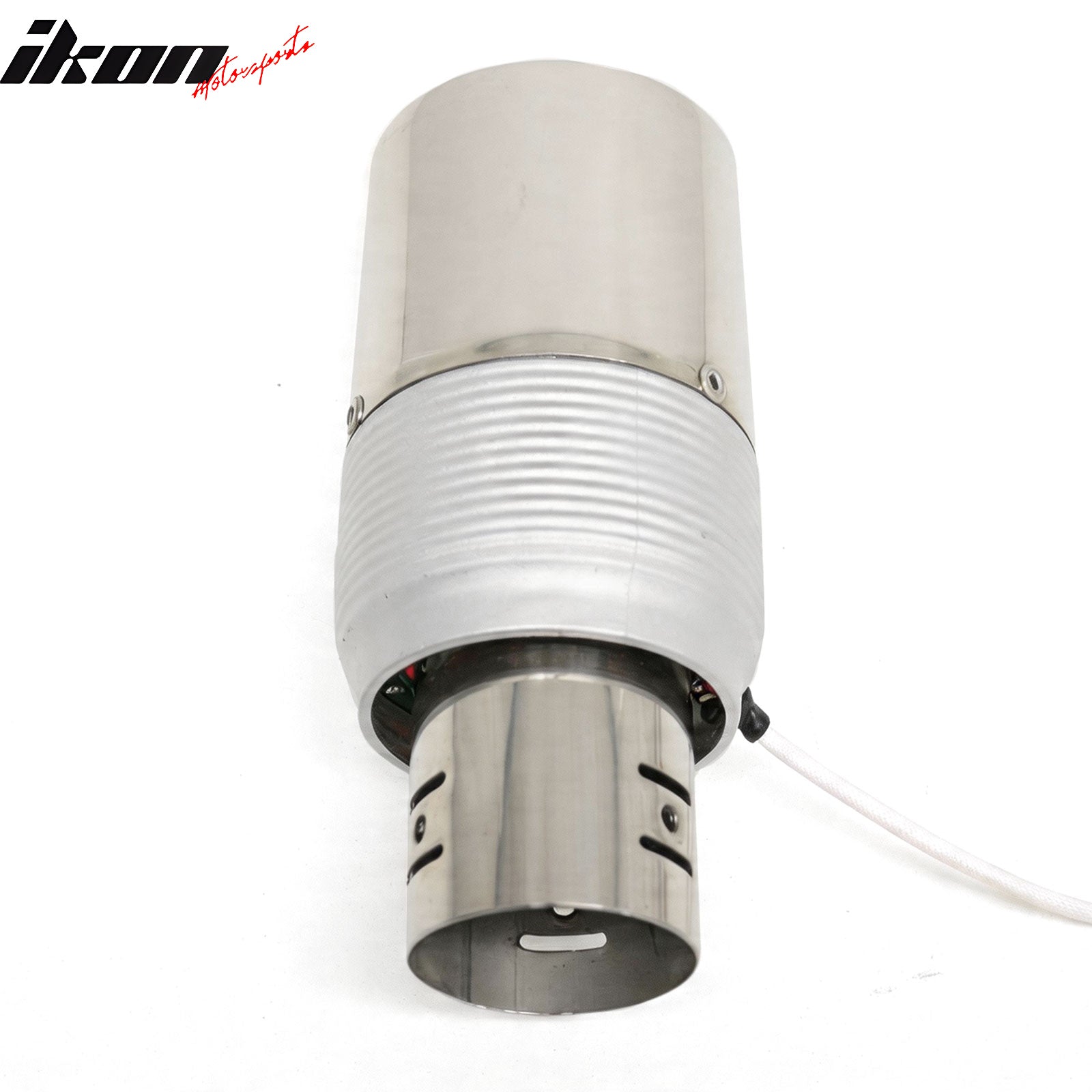 Universal Auto Car Rear Exhaust Pipe Tail Muffler Tip Round Single Outlet Chrome