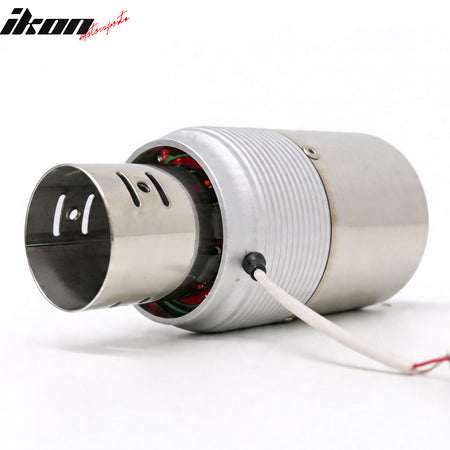 Universal Auto Car Rear Exhaust Pipe Tail Muffler Tip Round Single Outlet Chrome