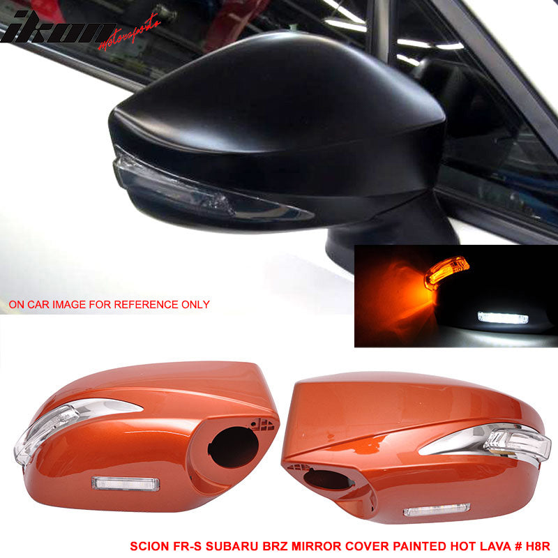 Fit For 13-20 Scion FRS Subaru BRZ Side Mirror Outer Shell Replacement & LED