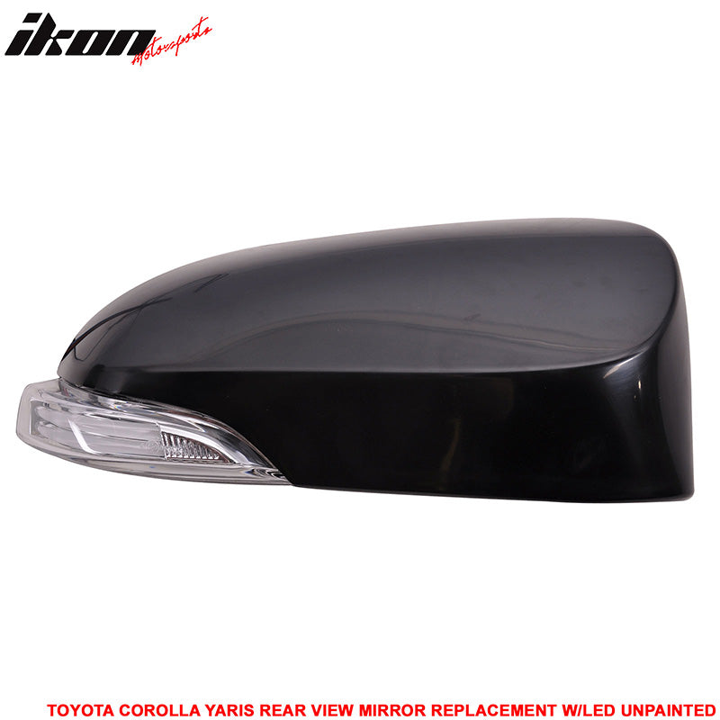 Clearance Sale Fit 14-16 Toyota Corolla Yaris Side Mirror Cover LED Light Strip