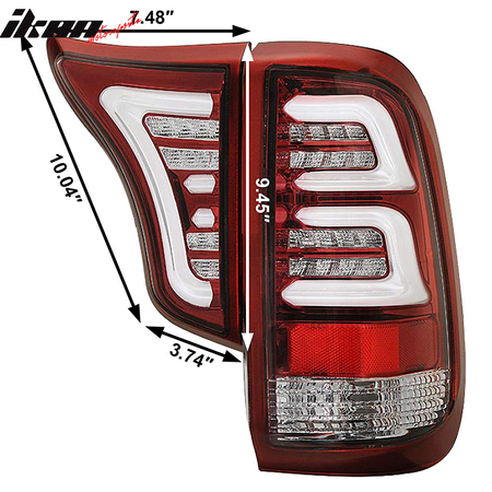 Fits 99-16 Ford F-250 F-350 2PCS Passenger Driver Side Stop Signal Tail Lights