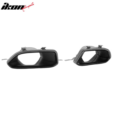 Fits 22-26 BMW 2-Series G42 M240i Aluminum Square Muffler Tailpipe Exhaust Tip
