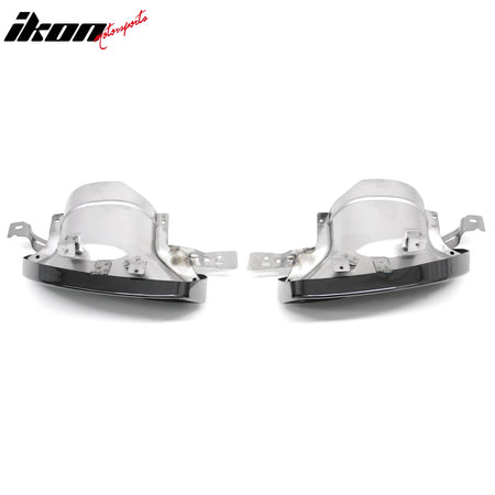 Fits 22-26 BMW 2-Series G42 M240i Aluminum Square Muffler Tailpipe Exhaust Tip