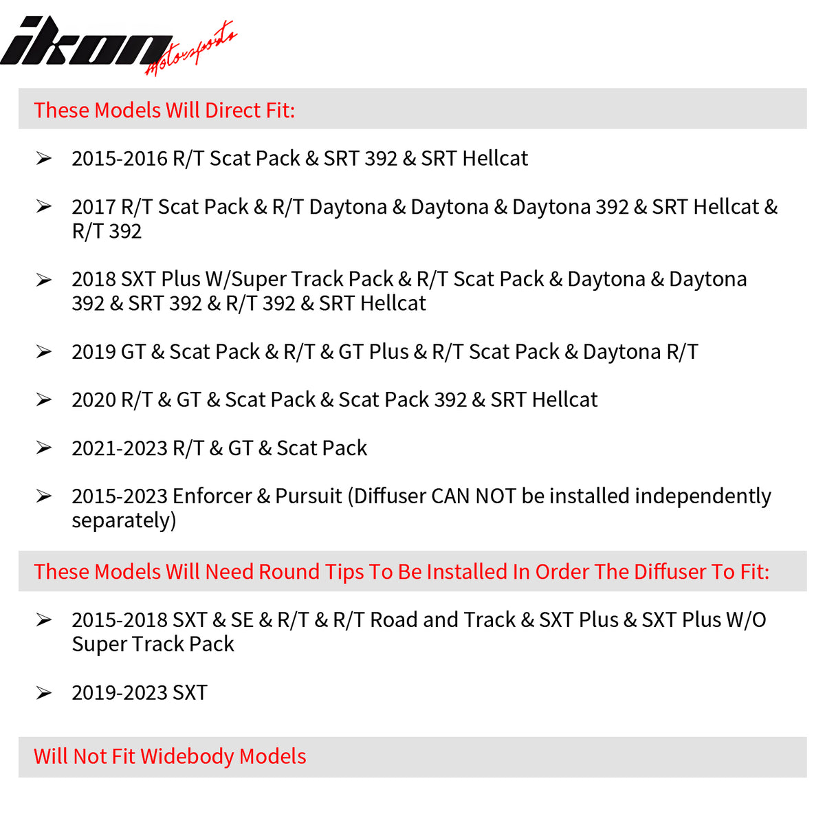 Fits 15-23 Charger SRT Upper Lower Grilles Front Bumper Cover Yellow Lip PP LED