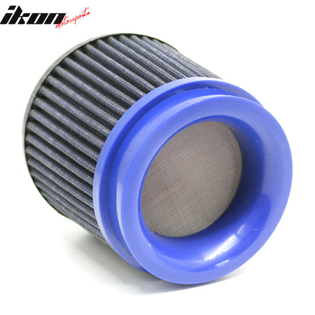Universal 3"/76mm High Flow Inlet Dry Filter Cold Air Intake Cone Replacement