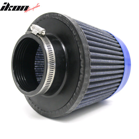 Universal 3"/76mm High Flow Inlet Dry Filter Cold Air Intake Cone Replacement