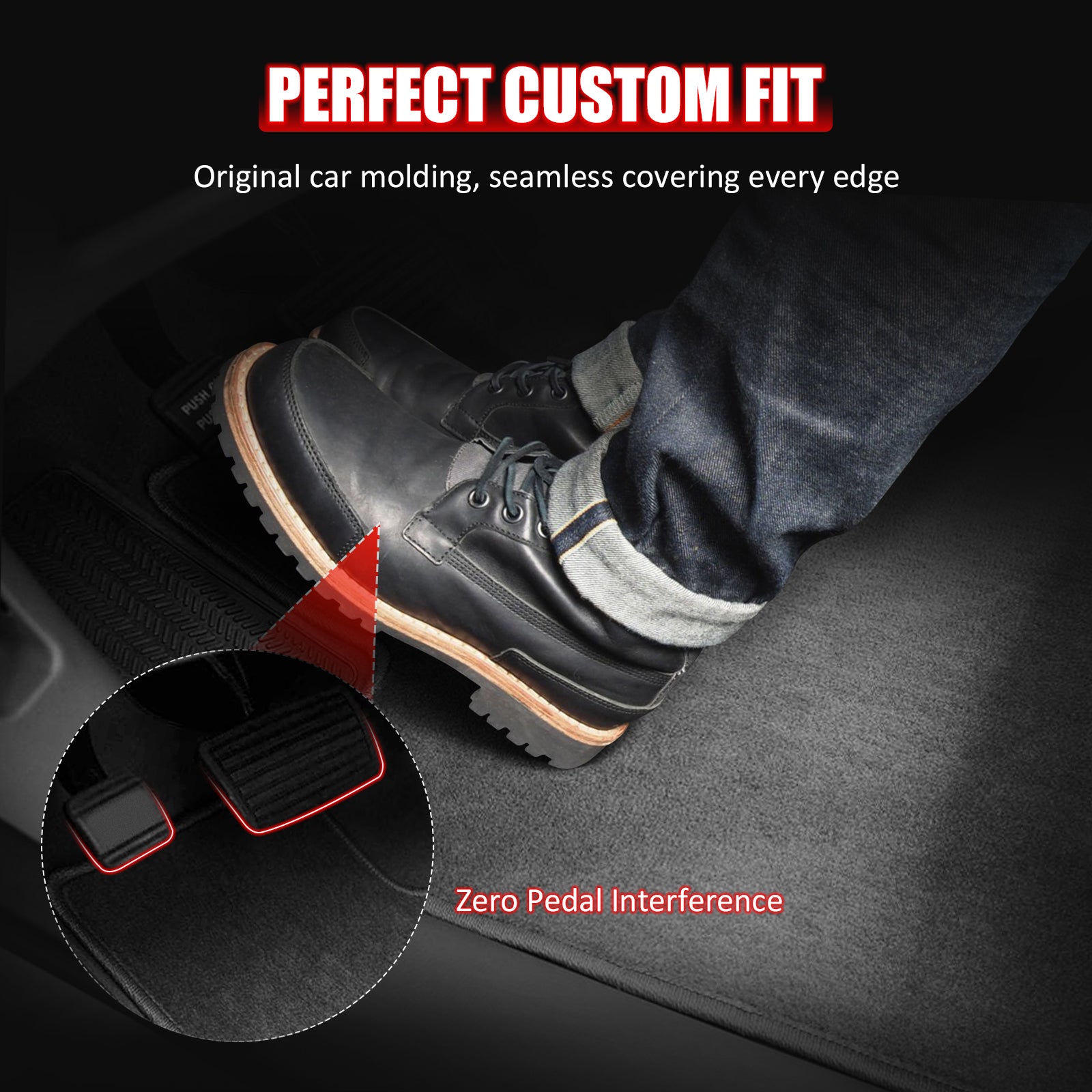 Fit 2001-2005 Honda Civic & 2002-2005 Honda Civic Si Floor Mats Nylon