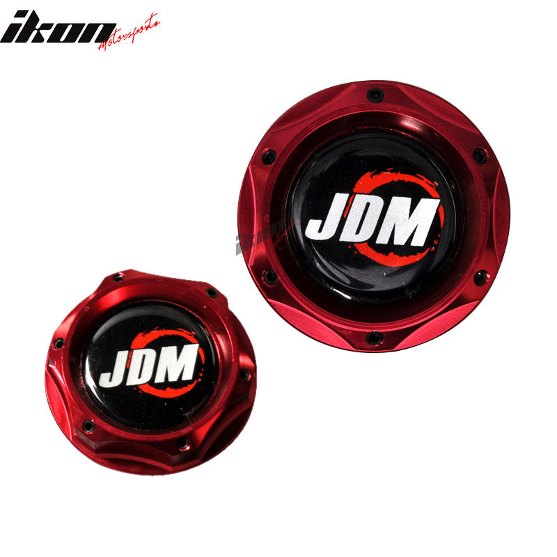 JDM Engine Oil Filler Tank Cap Cover Fits Honda Civic Accord Acura Integra Red