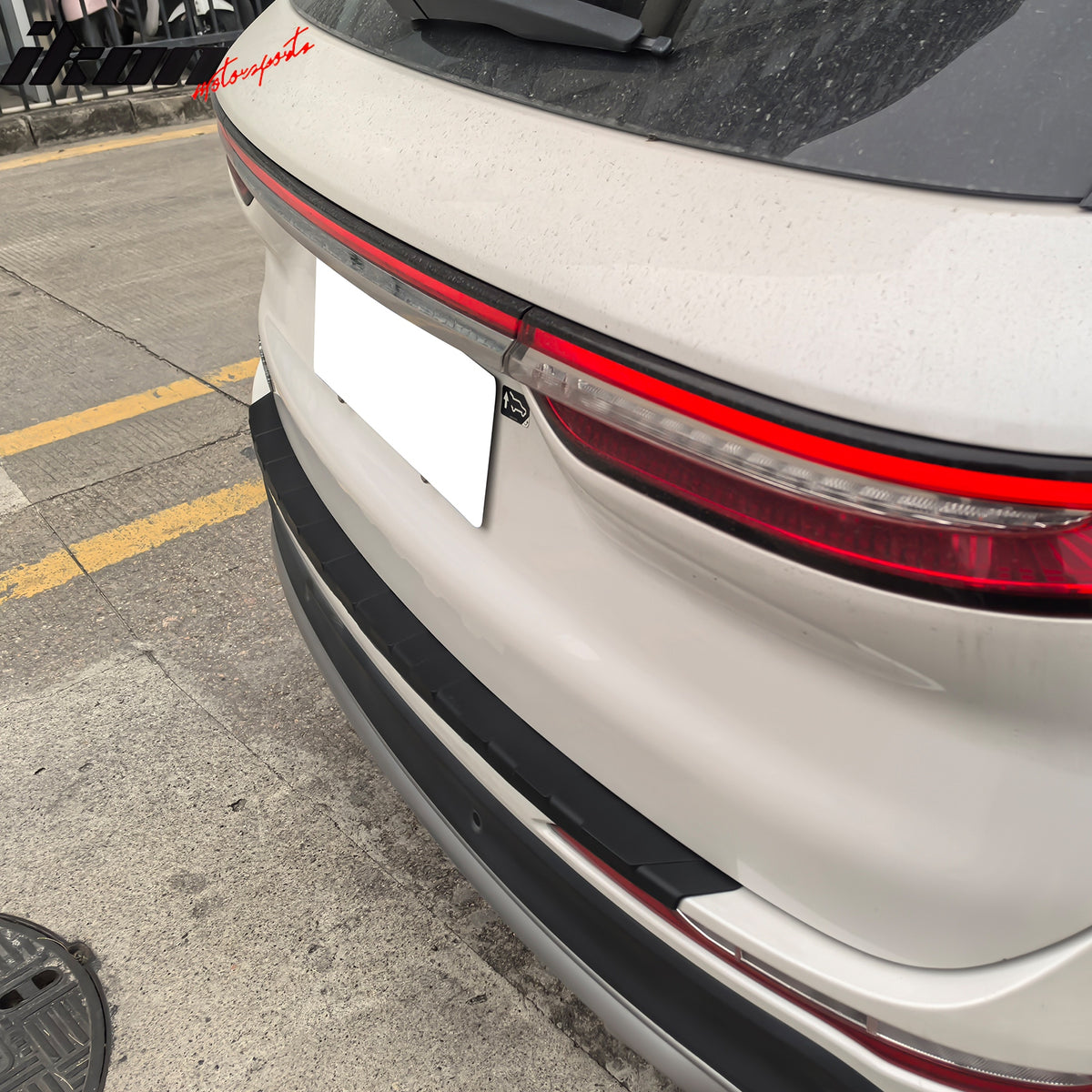 Fits 20-25 Lincoln Corsair Rear Bumper Cover Protector Guard Step Plate Pad Trim