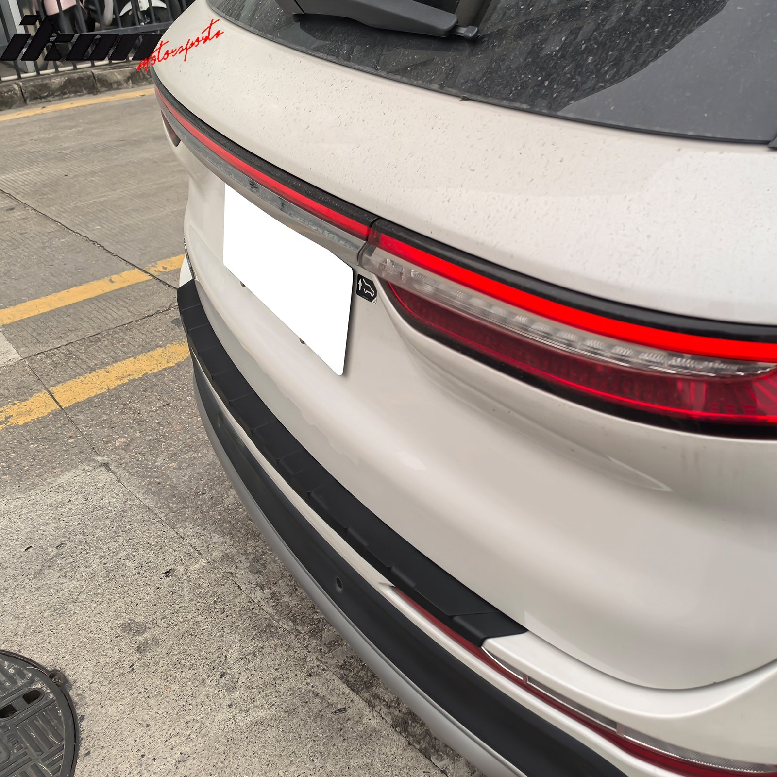 Fits 20-25 Lincoln Corsair Rear Bumper Cover Protector Guard Step Plate Pad Trim