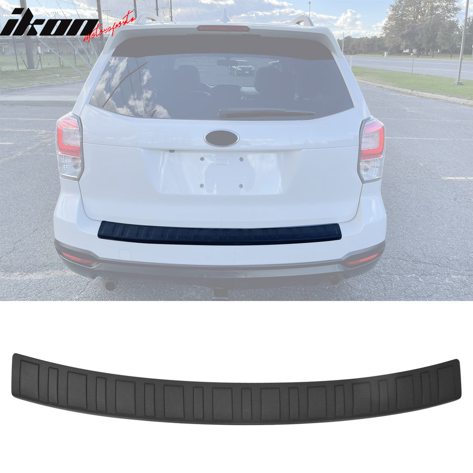 2014-2018 Subaru Forester Texture Black Rear Bumper Cover Protector PP