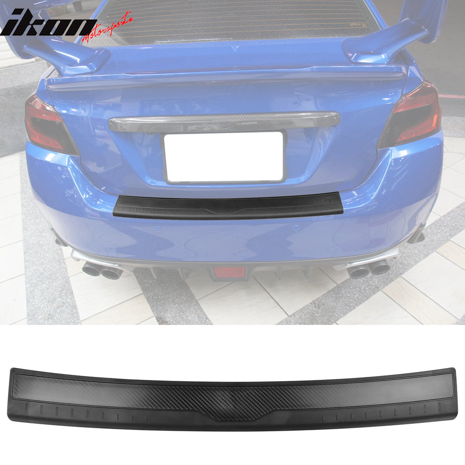 2015-2021 Subaru WRX & WRX STI Black Rear Trunk Bumper Sill Guard