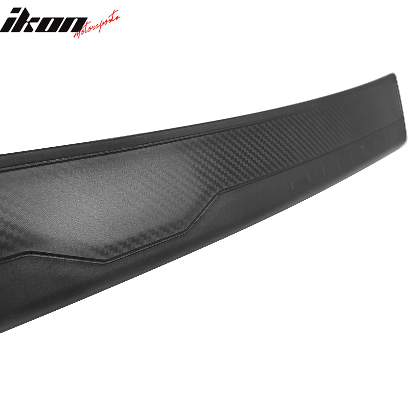 Fits 15-21 Subaru WRX & WRX STI Black Rear Bumper Guard Sill Plate Cover Trim