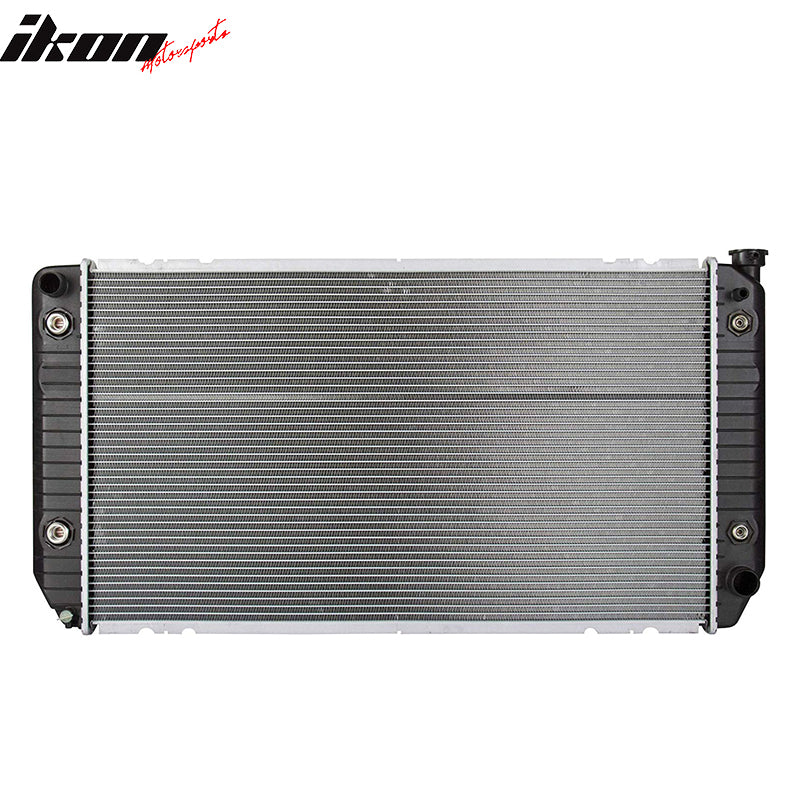 Radiator Compatible With 1994-2000 Chevrolet C2500 Suburban C3500 K2500 Suburban K3500, Full Aluminum Racing Core Cooling Radiator Replacement