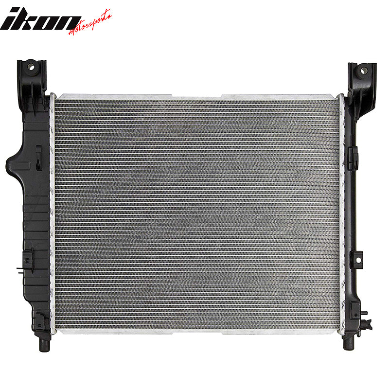 Radiator Compatible With 2000-2003 Dodge Durango 2000-2004 Dodge Dakota 2.5L L4 3.9L V6 4.7L V8, Full Aluminum Racing Core Cooling Radiator Replacement