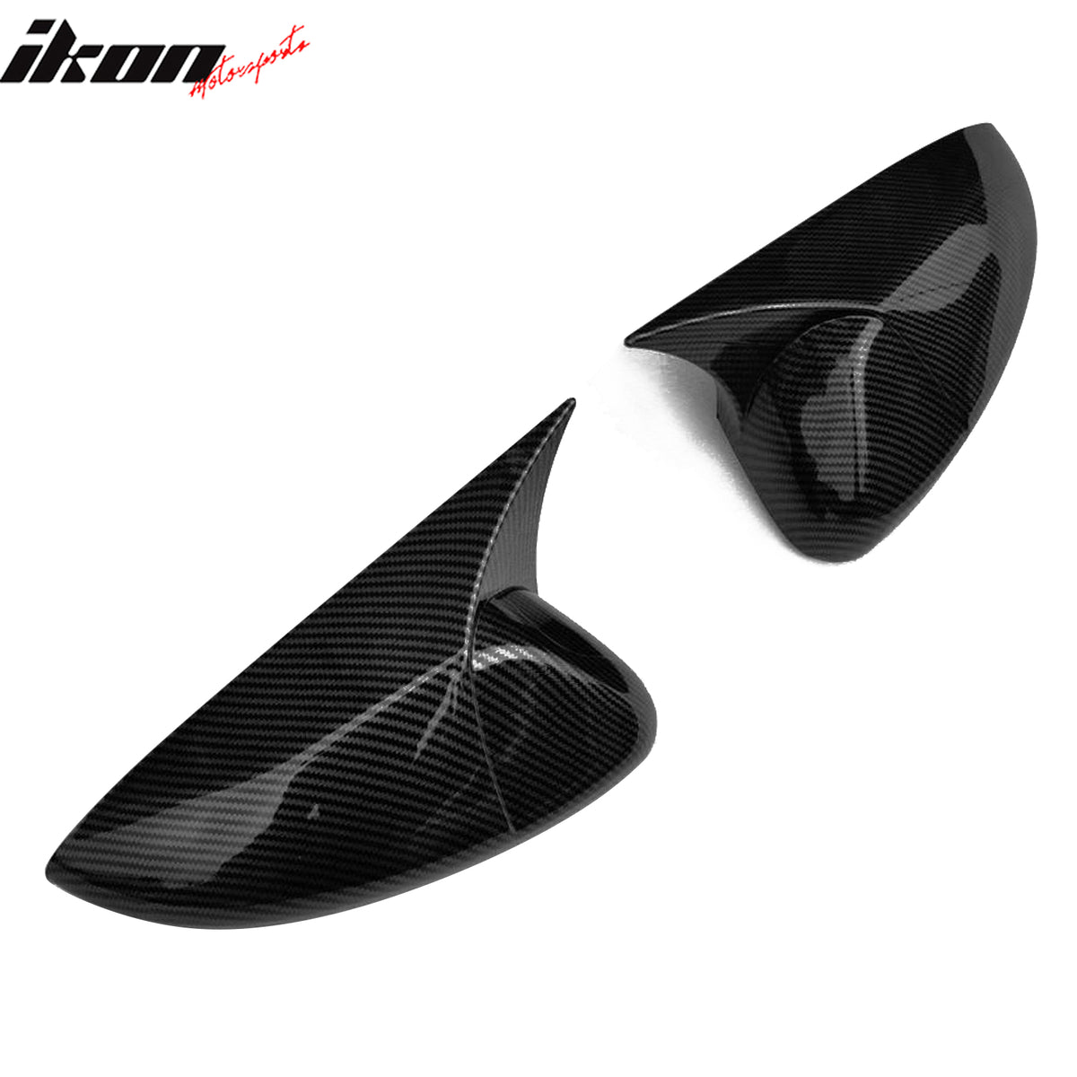 For 23-25 Honda Accord 11th Horn Style Rear View Mirror Cover Carbon Fiber Print