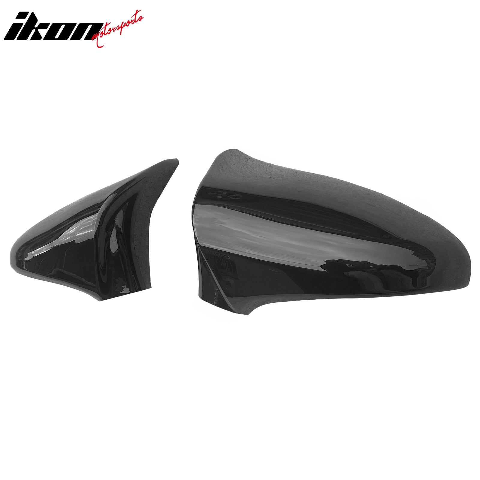 Fits 14-20 Lexus IS Sedan M Style Rear View Mirror Covers Caps Gloss Black ABS