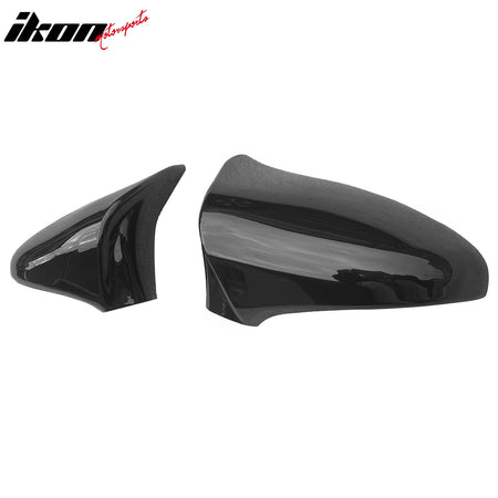 Fits 14-20 Lexus IS Sedan M Style Rear View Mirror Covers Caps Gloss Black ABS