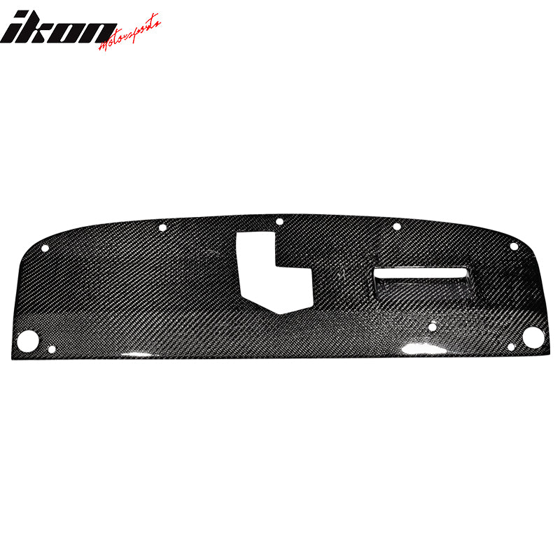 Radiator Panel Compatible With 00-09 Honda S2000 S2K AP1 AP2, Carbon Fiber (CF) Cooling Plate by IKON MOTORSPORTS, 2001 2002 2003 2004 2005 2006 2007 2008