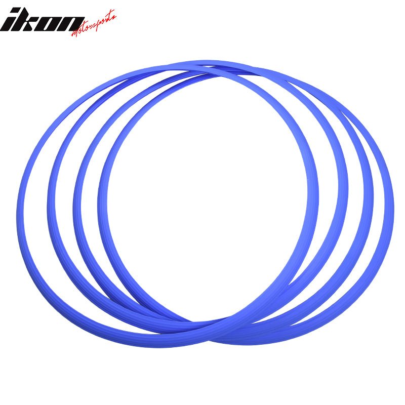 Heavy Duty Wheel Guard Rim Protecting Trim 17 inch Blue