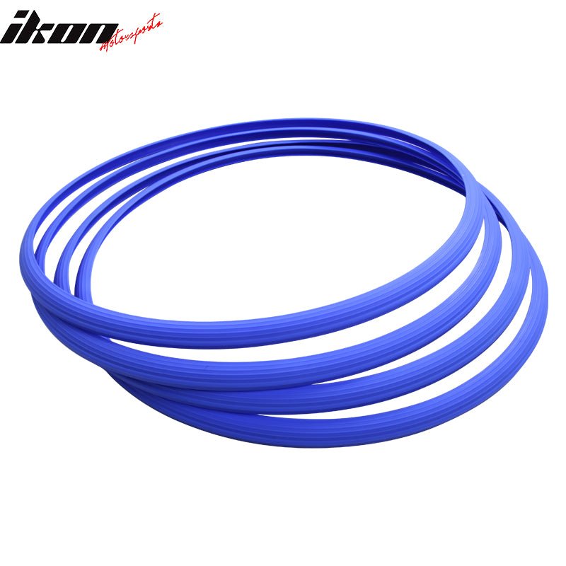 Heavy Duty Wheel Guard Rim Protecting Trim 17 inch Blue