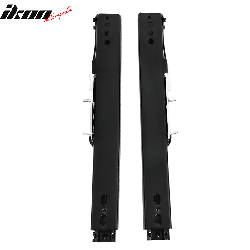 Universal 16" Locking Dual Racing Seat Adjustable Slider Steel Rail Track Set