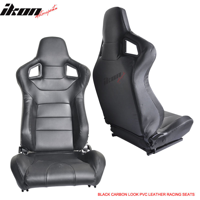 Fits 90-99 Toyota MR2 W20 SW20 Chassis Racing Seats + Bracket Pair
