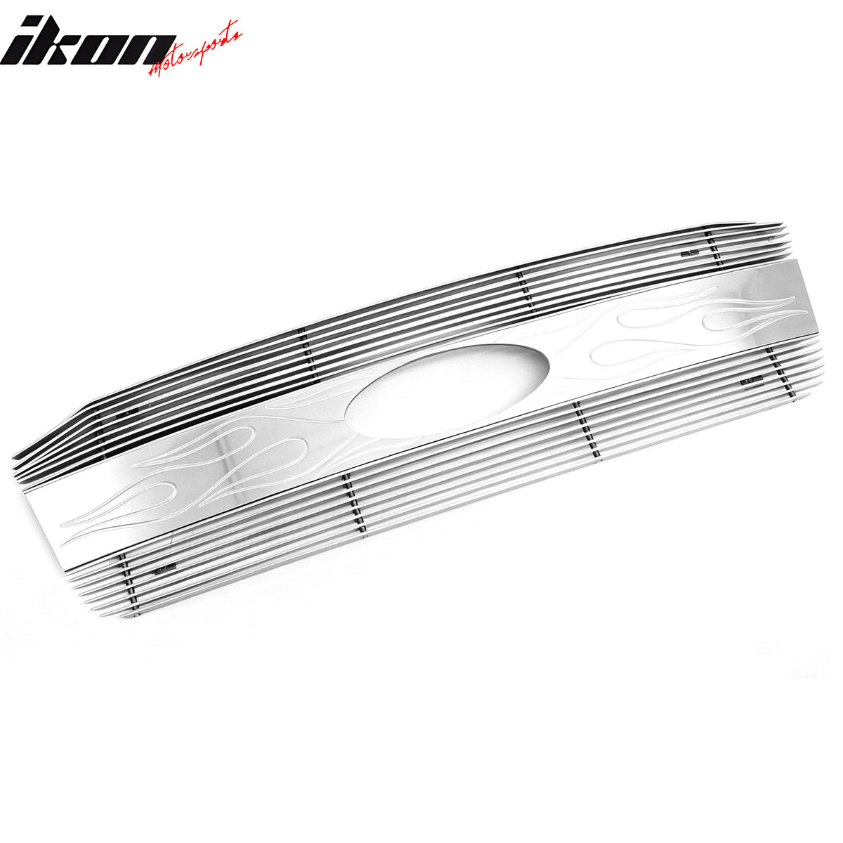 Fits 04-08 Ford F-150 Chrome Front Bumper Hood Upper Grille Grill Replacement