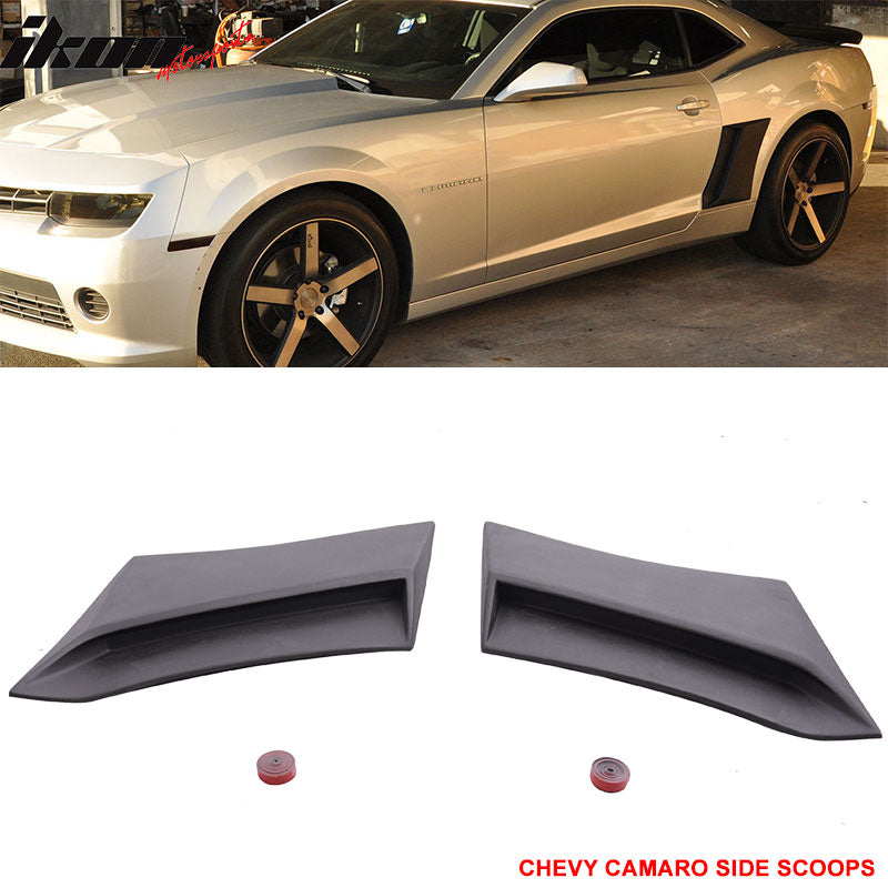 2010-2015 Chevy Camaro Xenon Style Side Rear Fender Vent Scoop PU