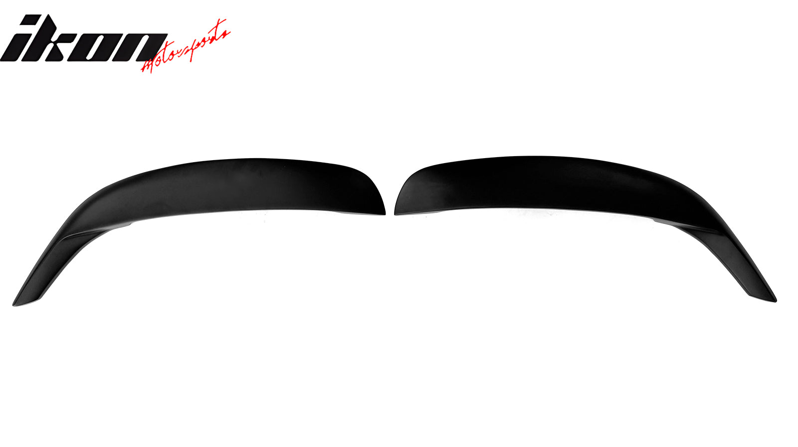 Fits 11-23 Dodge Charger IKON1 Style Front Door Side Fin Vents Matte Black ABS