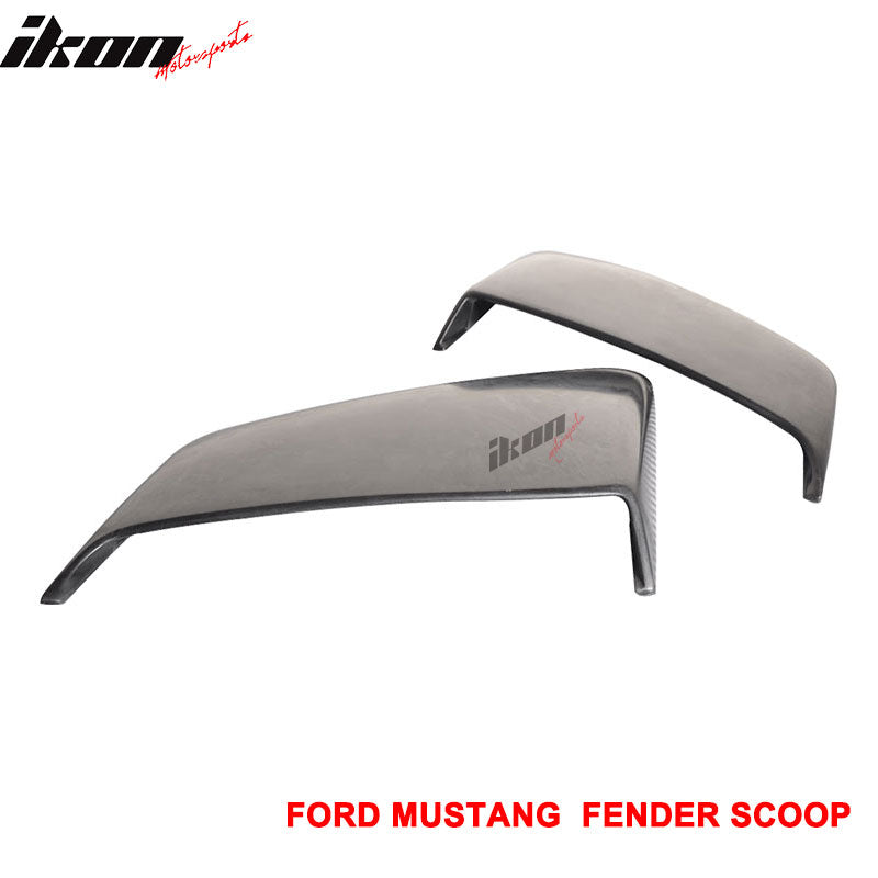 Compatible With 2010-2012 Ford Mustang Eln Urethane PU Fender Side Scoop Panel