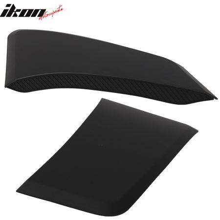 Fits 15-18 Ford Mustang GT Style 2PCS Rear Side Fender Door Scoops Hood Vent PP
