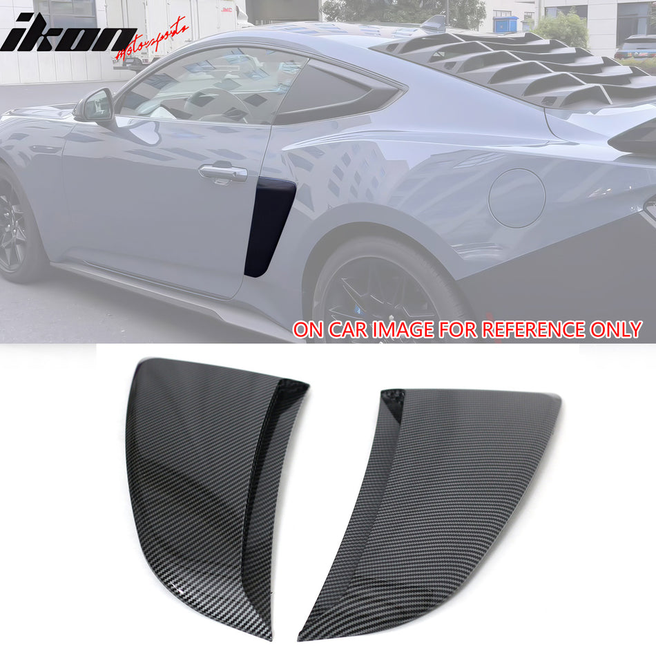 2024-2025 Ford Mustang IKON Carbon Fiber Paint Fender Door Vent ABS