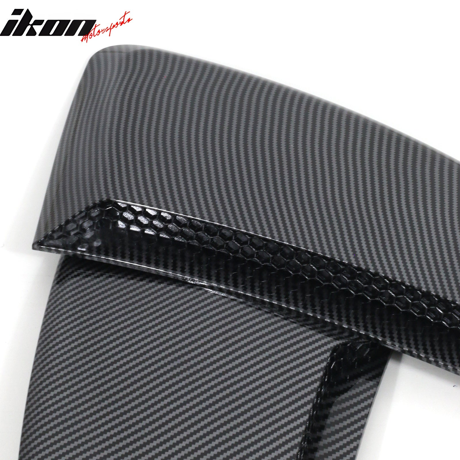 IKON MOTORSPORTS, Side Fender Vent Door Garnish Compatible With