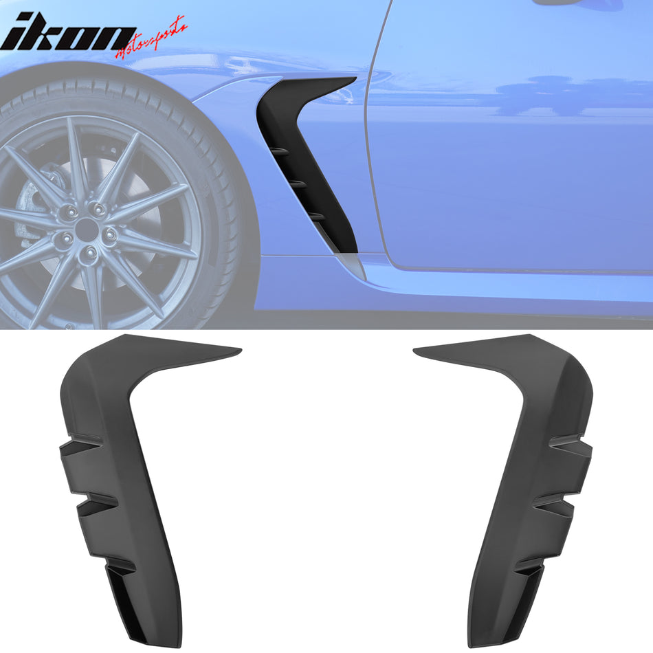 2022-2024 Subaru BRZ & Toyota GR86 STI Matte Black Front Fender Vent