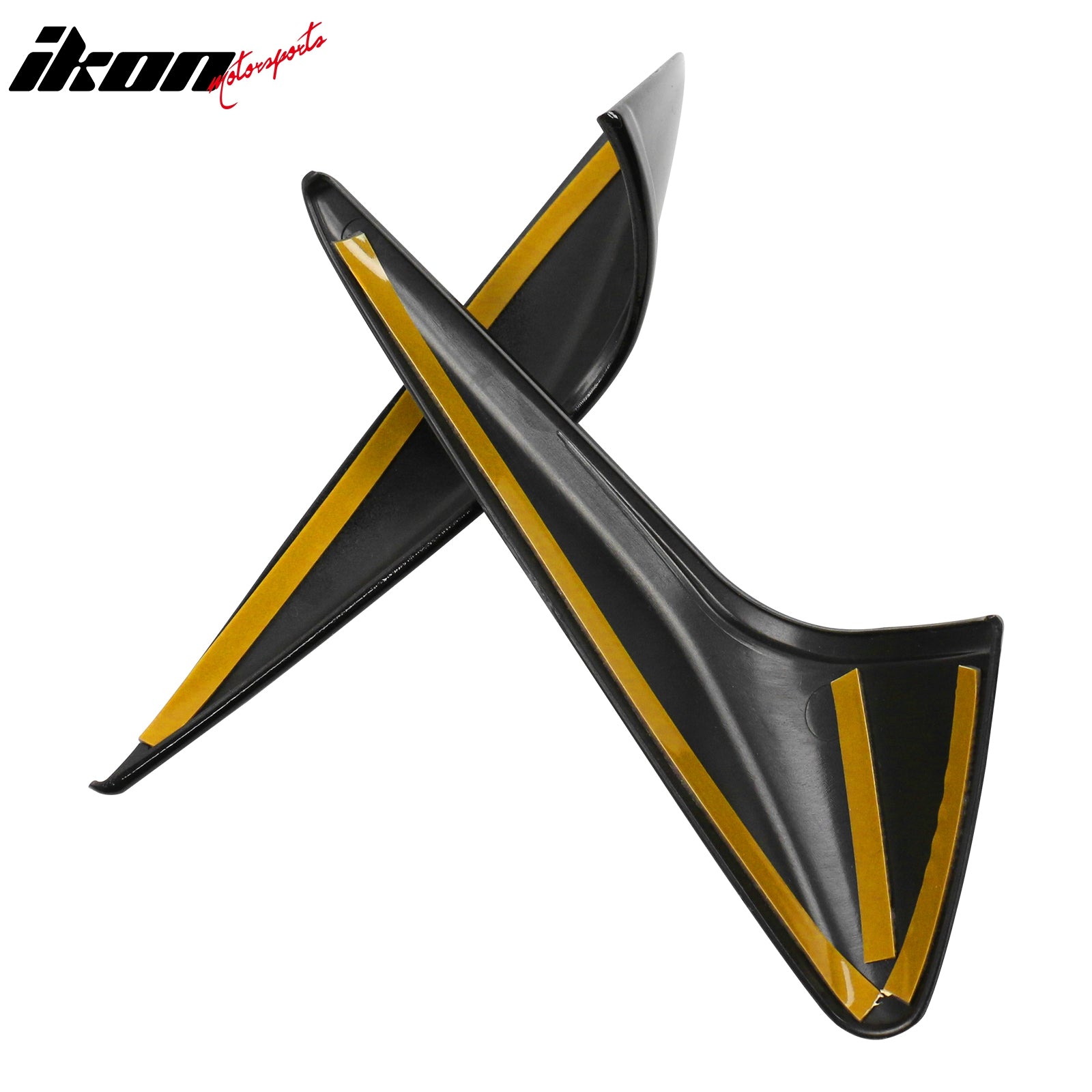 Fits 24-26 Tesla Model 3 & 26 Y Gloss Black Side Fender Camera Flank Cover Trim