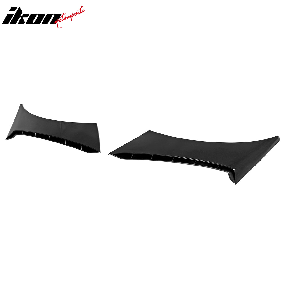 Fits 15-23 Ford Mustang GT350 Style Side Fender Trim Gloss Black Vent ABS 2PCS